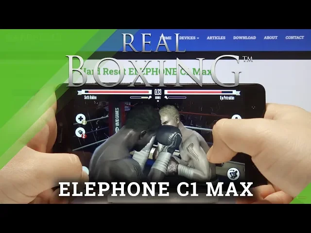 Video thumbnail for Real Boxing GamePlay on Elephone C1 Max – Game Test