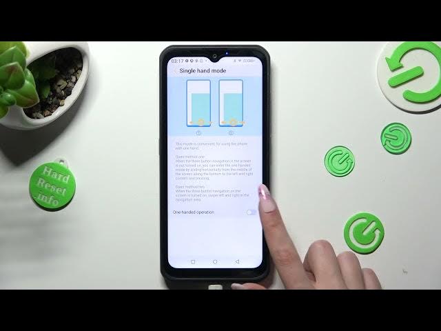 Video thumbnail for Turn On/Off One-Handed Mode on ULEFONE Armor 17 Pro - Single Hand Mode