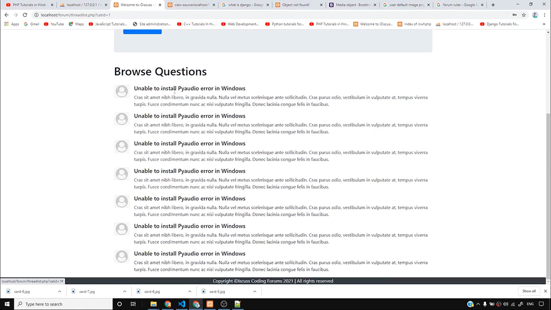 'Video thumbnail for PHP Forum Project_ Creating A Table To Store Forum Threads _ PHP Tutorial #53'