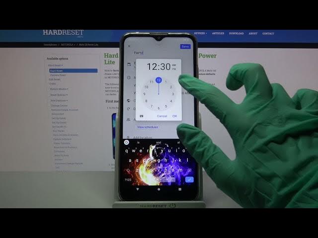 Video thumbnail for MOTOROLA Moto G8 Power Lite - How to Manage Calendar Events & Add Reminder