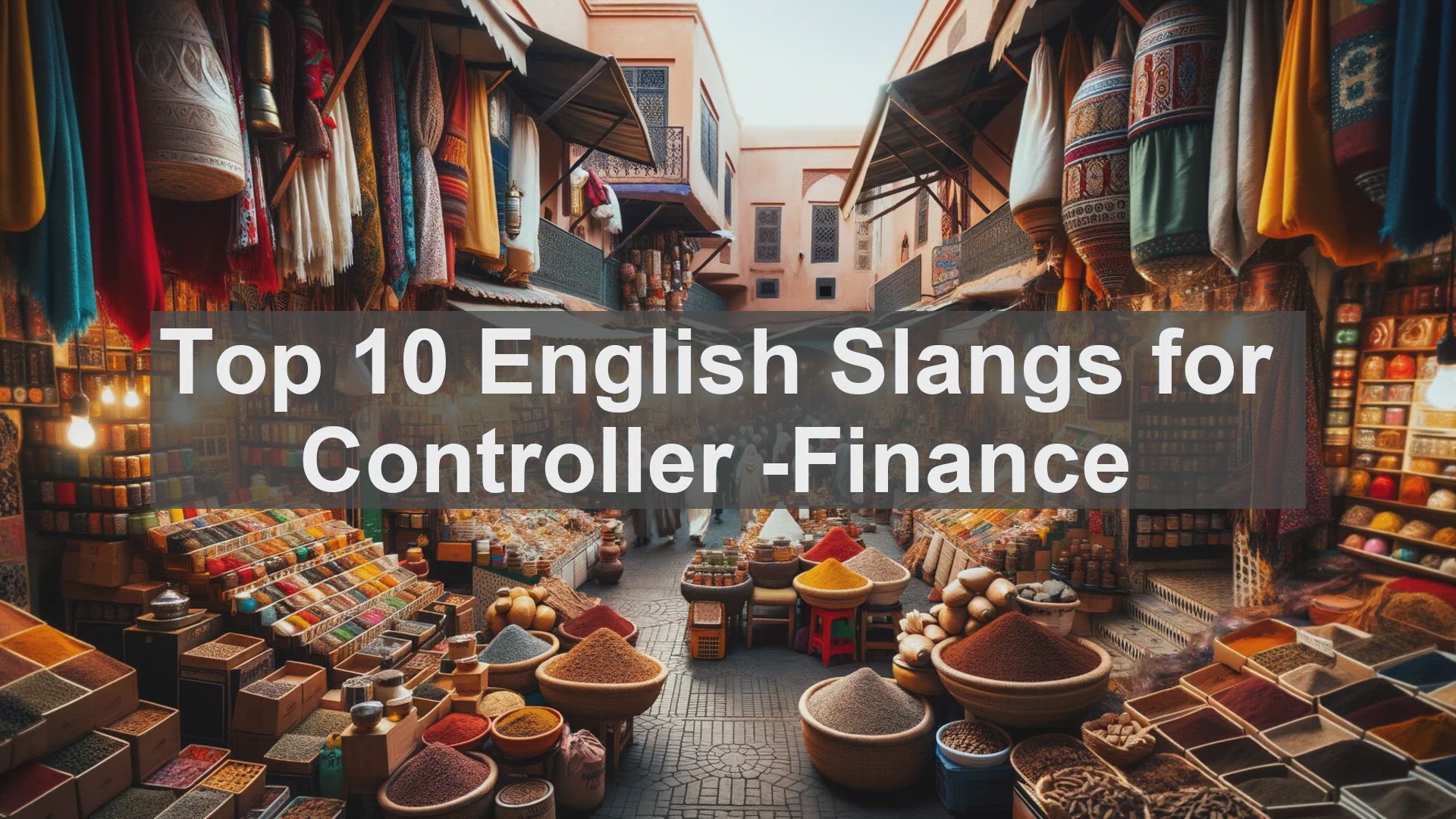 'Video thumbnail for Top 10 English Slangs for Controller Finance'