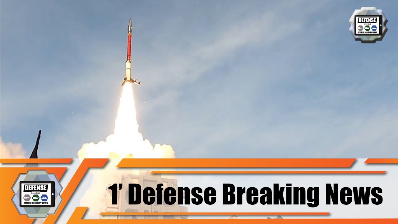 Video thumbnail for Israeli MoD and US successfully complete live-fire intercept tests with David's Sling missiles