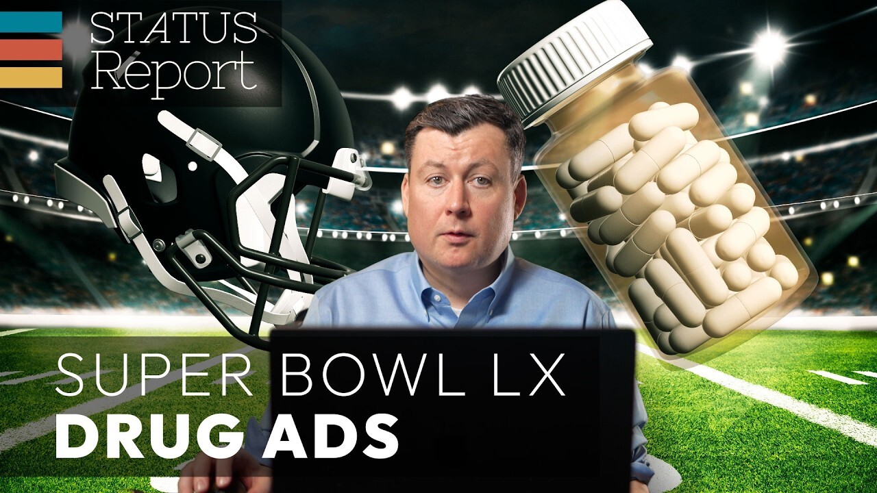 Video thumbnail for How Super Bowl LX's drug ads skirt regulation