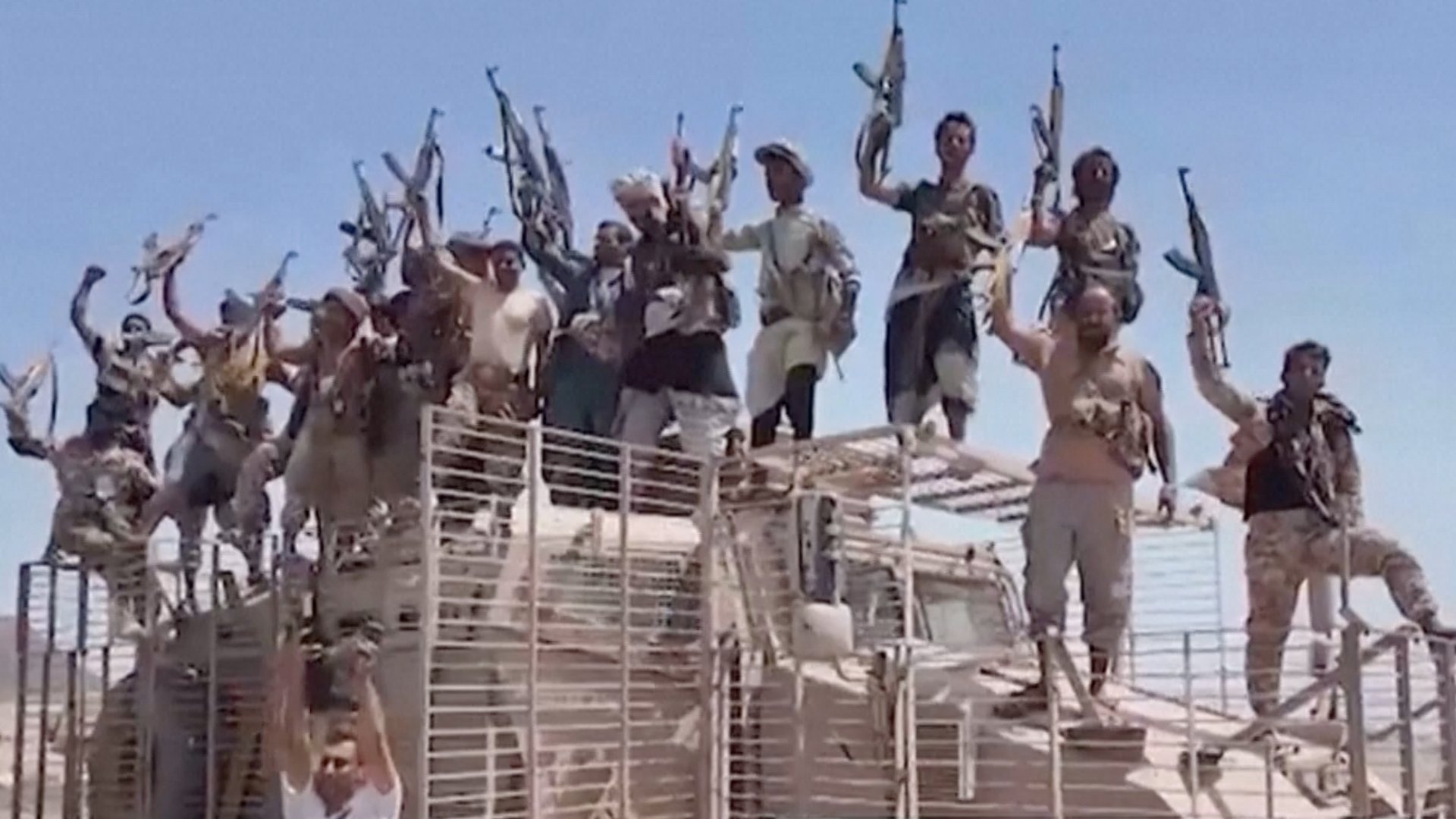 Video thumbnail for Yemen’s Houthis advance on government strongholds of Marib, Taiz