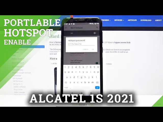 Video thumbnail for How to Enable Portable Hotspot on ALCATEL 1S – Turn On Portable Hotspot
