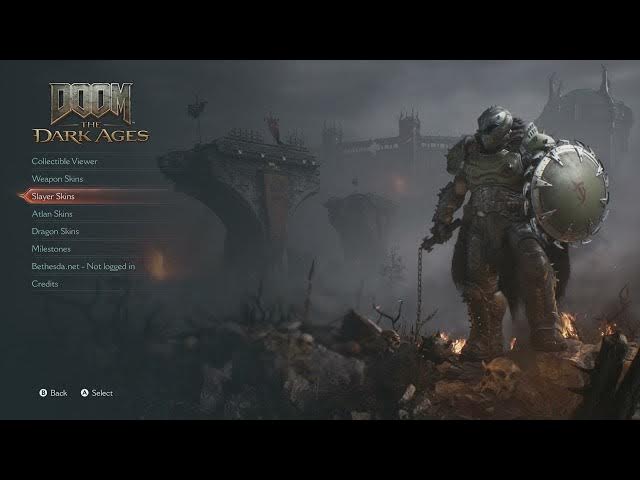 Video thumbnail for DOOM: The Dark Ages - Extras: Slayer, Weapons, Dragon, Atlan Skins: Nightmare, Void and Divinity