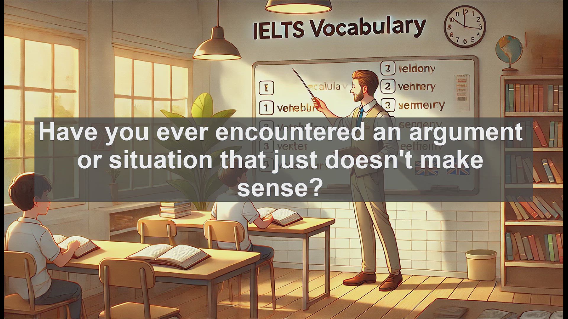 'Video thumbnail for 5000 Must Know IELTS 8.0 Vocabulary - Understanding 'Illogical': Boost Your IELTS Score'