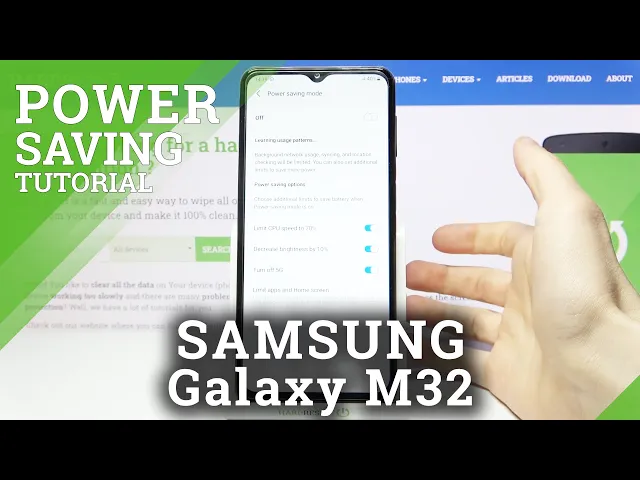 Video thumbnail for How to Enable Power Saving Mode on SAMSUNG Galaxy M32 – Optimize Battery