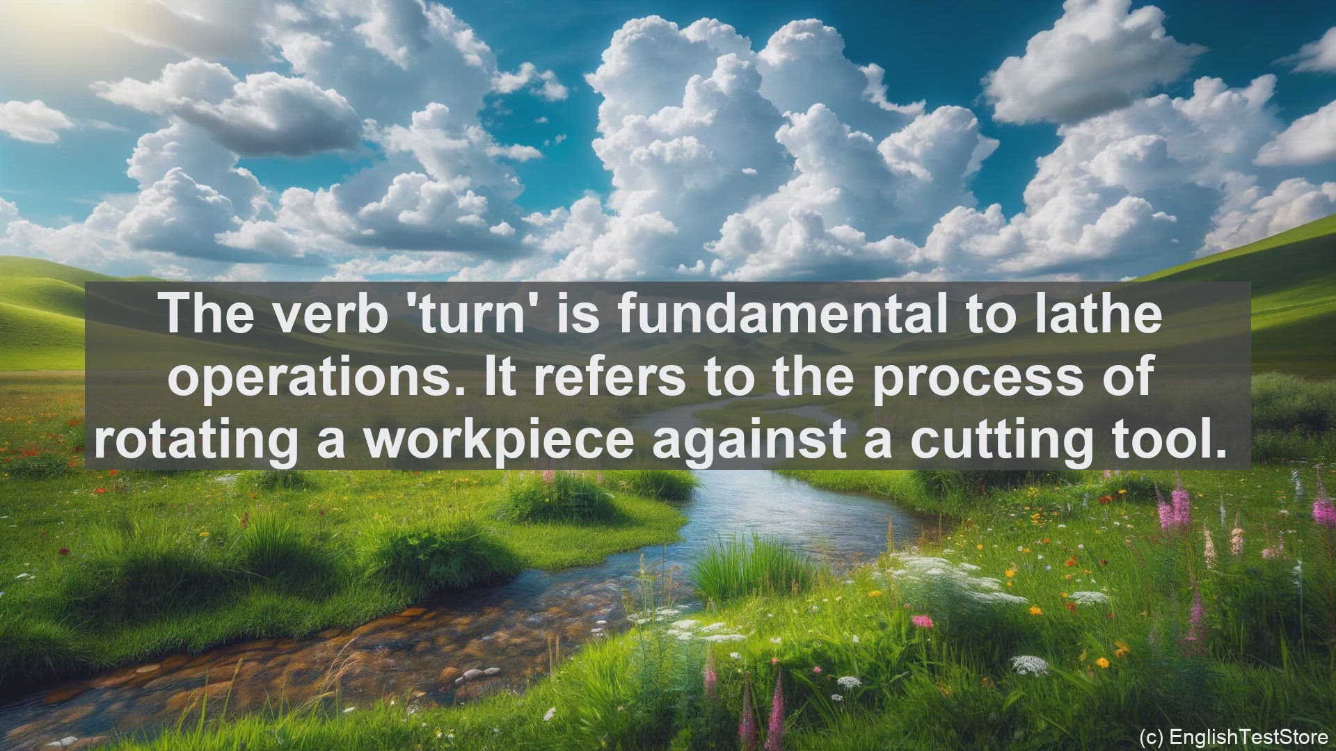 'Video thumbnail for Top 10 English Verbs for Lathe Operator'