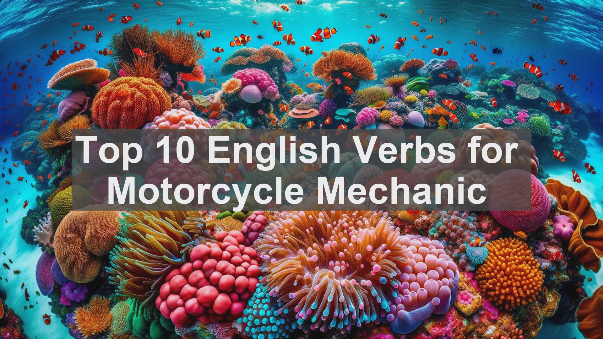 'Video thumbnail for Top 10 English Verbs for Motorcycle Mechanic'