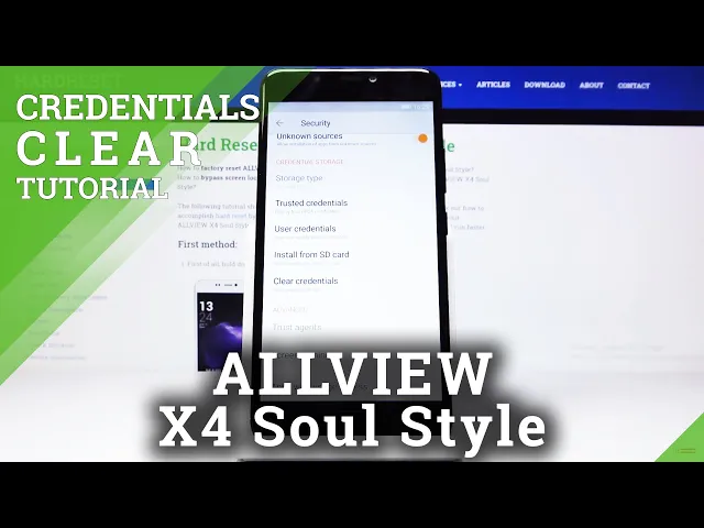 Video thumbnail for How to - Clear Certificates on Allview X4 Soul Style - Delete Licenses