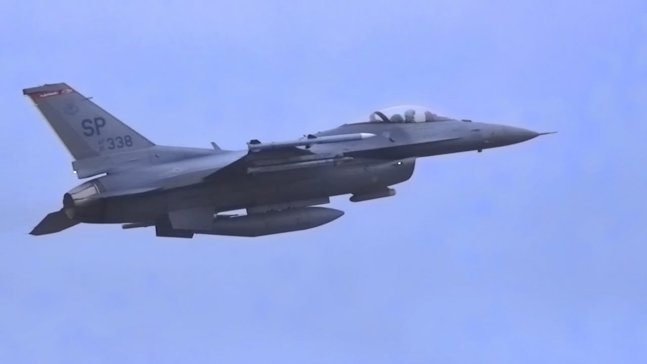 Video thumbnail for Spangdahlem F-16 Vipers Launch Into Exercise Agile Fury
