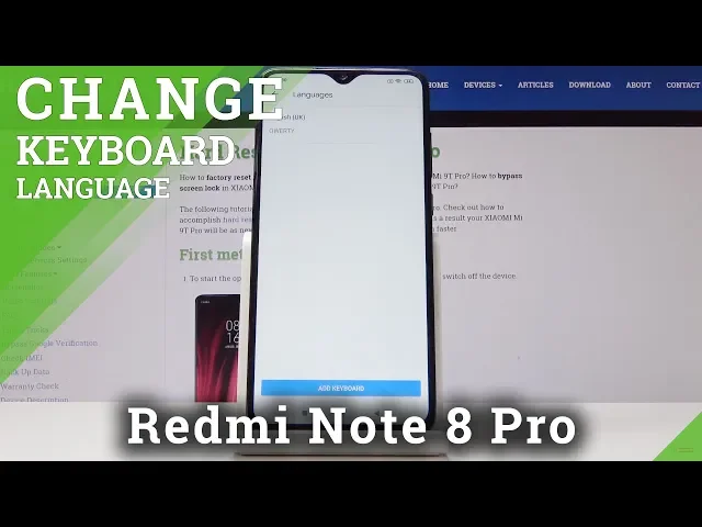 Video thumbnail for How to Change Keyboard Language in XIAOMI Redmi Note 8 Pro - Language Settings