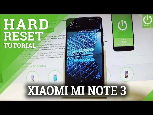 Video thumbnail for XIAOMI Mi Note 3 Hard Reset / Remove Screen Lock