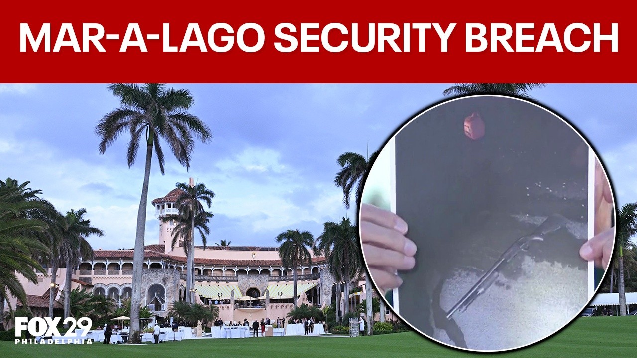 Video thumbnail for Armed man fatally shot after security breach at Mar-a-Lago