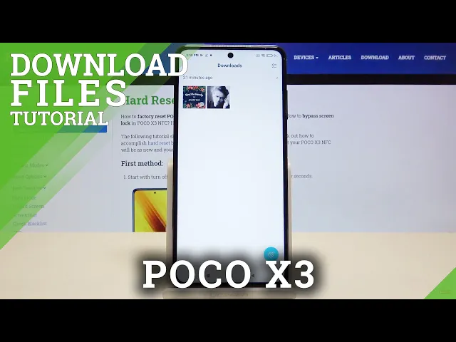 Video thumbnail for How to Find Downloaded Files on POCO X3 – Find Saved Files