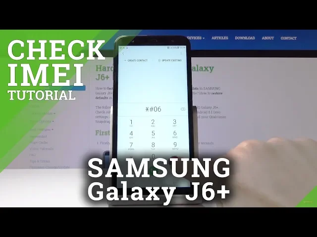 Video thumbnail for How to Find out IMEI and Serial Number of Samsung Galaxy J6 Plus – Check IMEI & SN