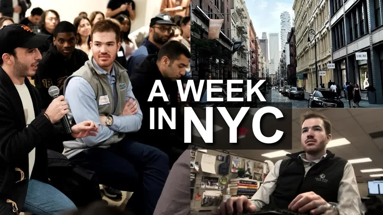 Video thumbnail for Another BUSY week in investment banking | NYC vlog