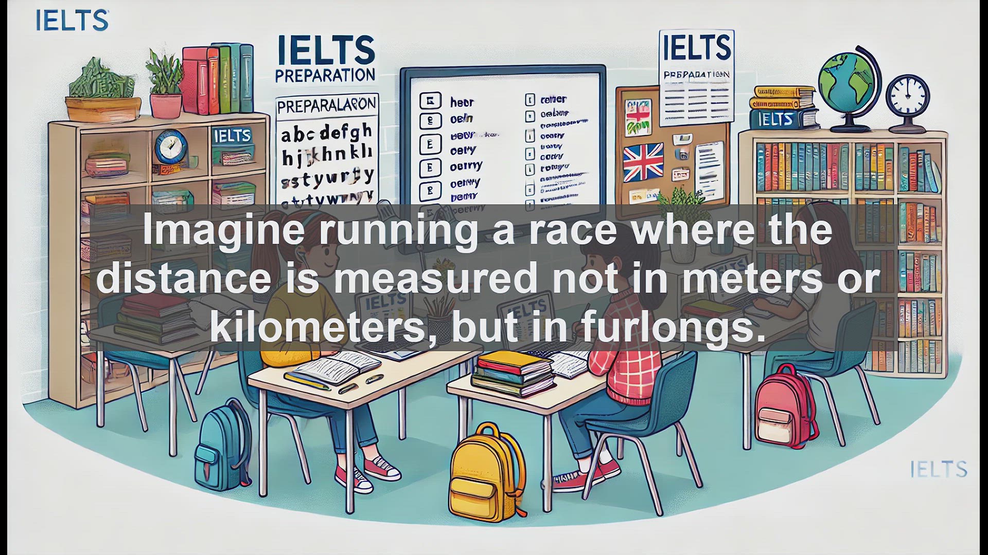 'Video thumbnail for 5000 Must Know IELTS 8.0 Vocabulary - Furlong: A Unique Unit of Measurement'
