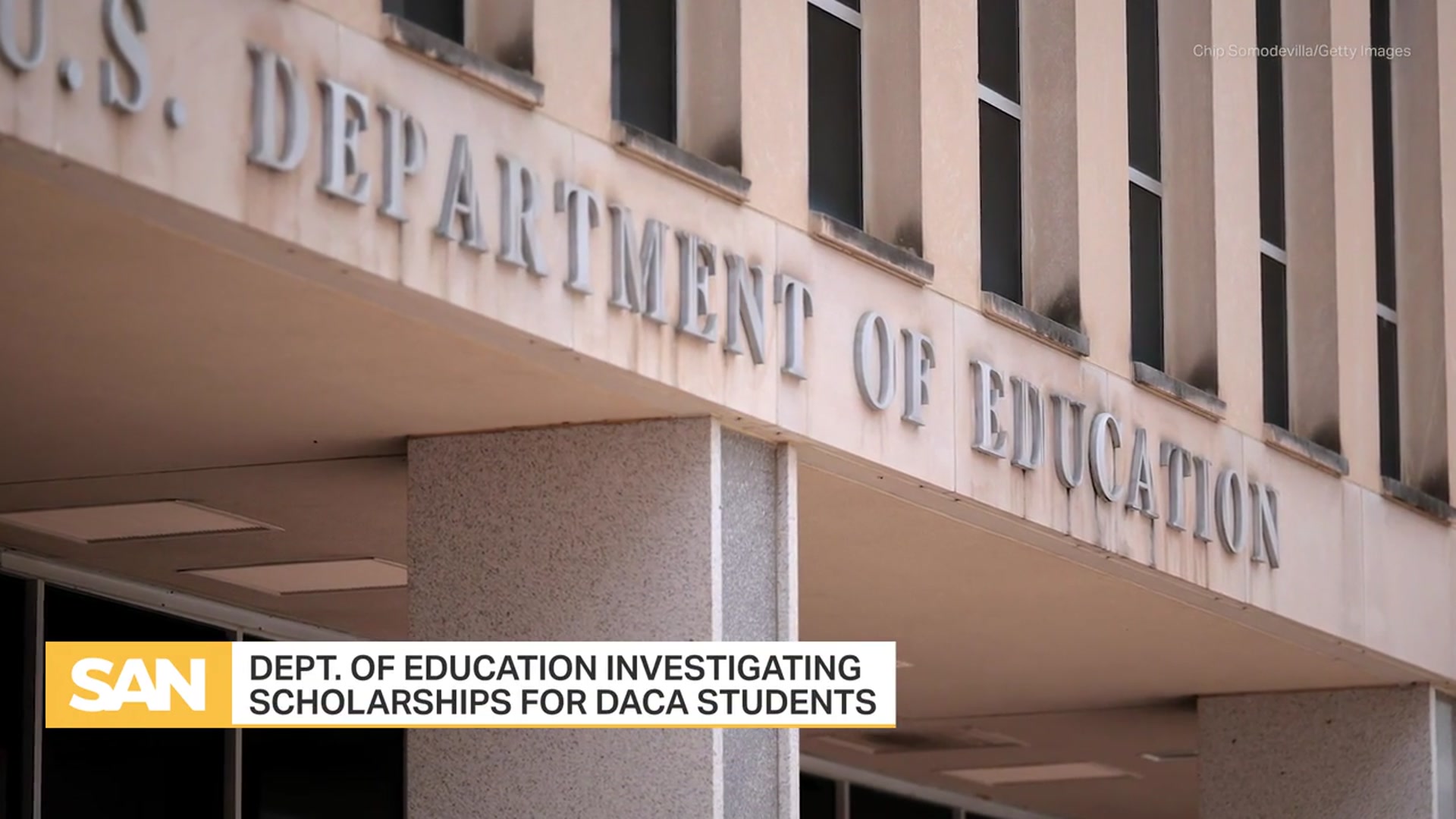 'Video thumbnail for Dept. of Education investigating scholarships for DACA students'