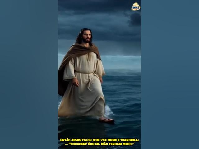 Video thumbnail for Jesus anda sobre as águas / MILAGRE #shorts