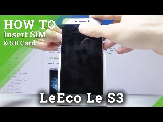 Video thumbnail for How to Insert Nano SIM Card in LeEco Le S3 – Install SIM