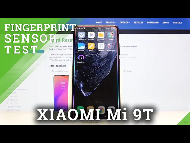 Video thumbnail for How to Test Fingerprint Scanner on XIAOMI Mi 9T – How Fingerprint is reliable