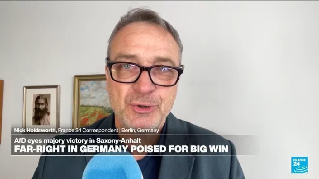 Video thumbnail for AfD could lead "the first far-right state government since the dark days of Nazism"