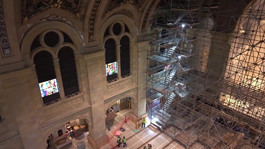 Video thumbnail for NJ workers restoring stained-glass windows at oldest basilica in the U.S.