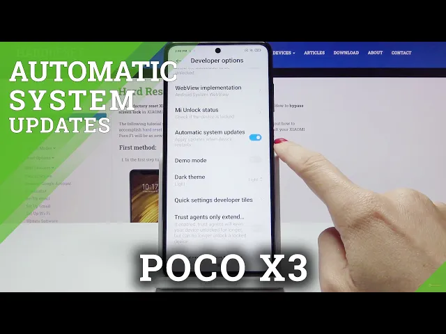 Video thumbnail for How to Enable Automatic System Update on POCO X3 – Auto System Update