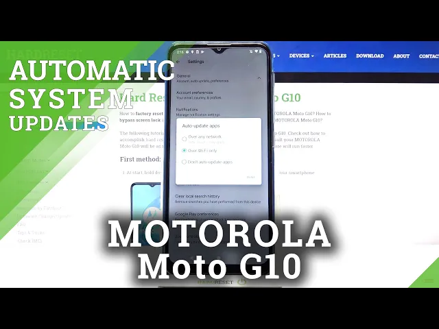 Video thumbnail for Motorola Moto G10 - How to Stop Auto Update Apps?