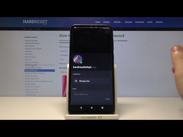Video thumbnail for How to Change Nickname on Discord App – Discord on Android Device