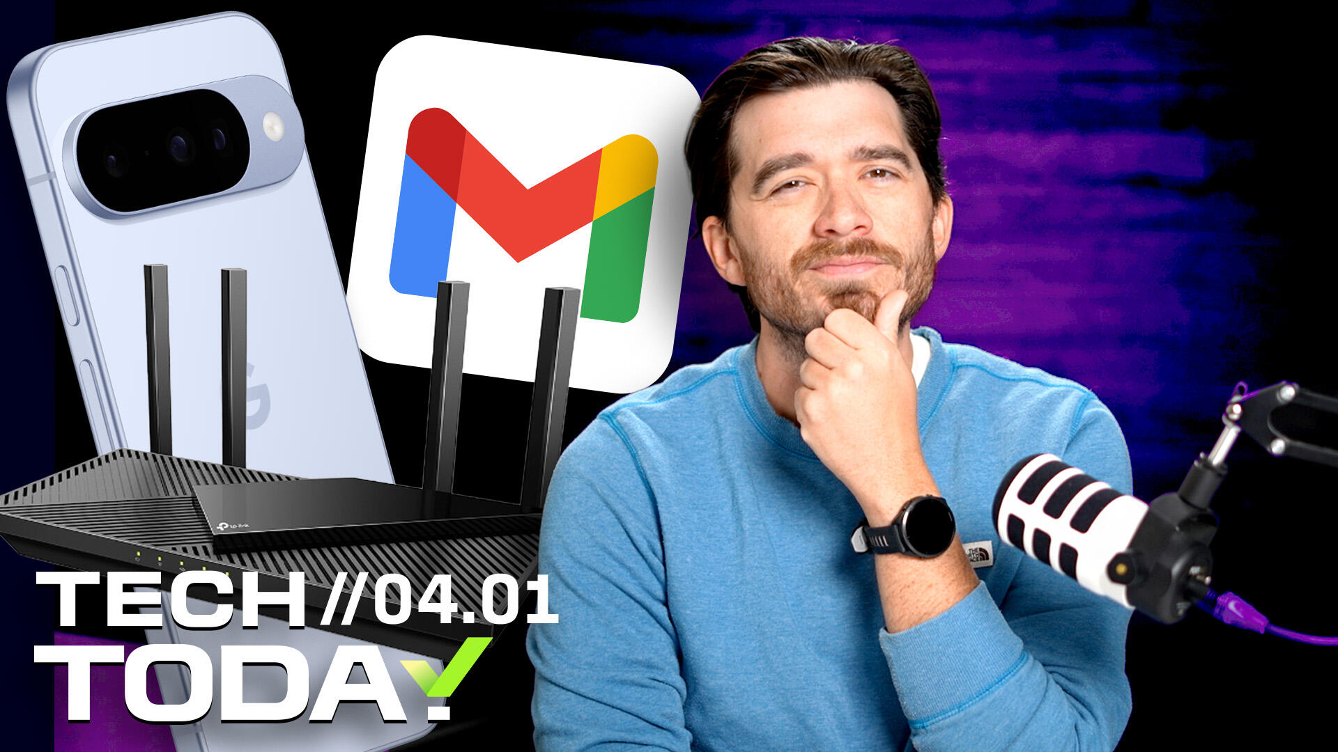 Video thumbnail for Sweeping Router Ban, Changing Your Gmail Name, Pixel 11 Leaks | Tech Today