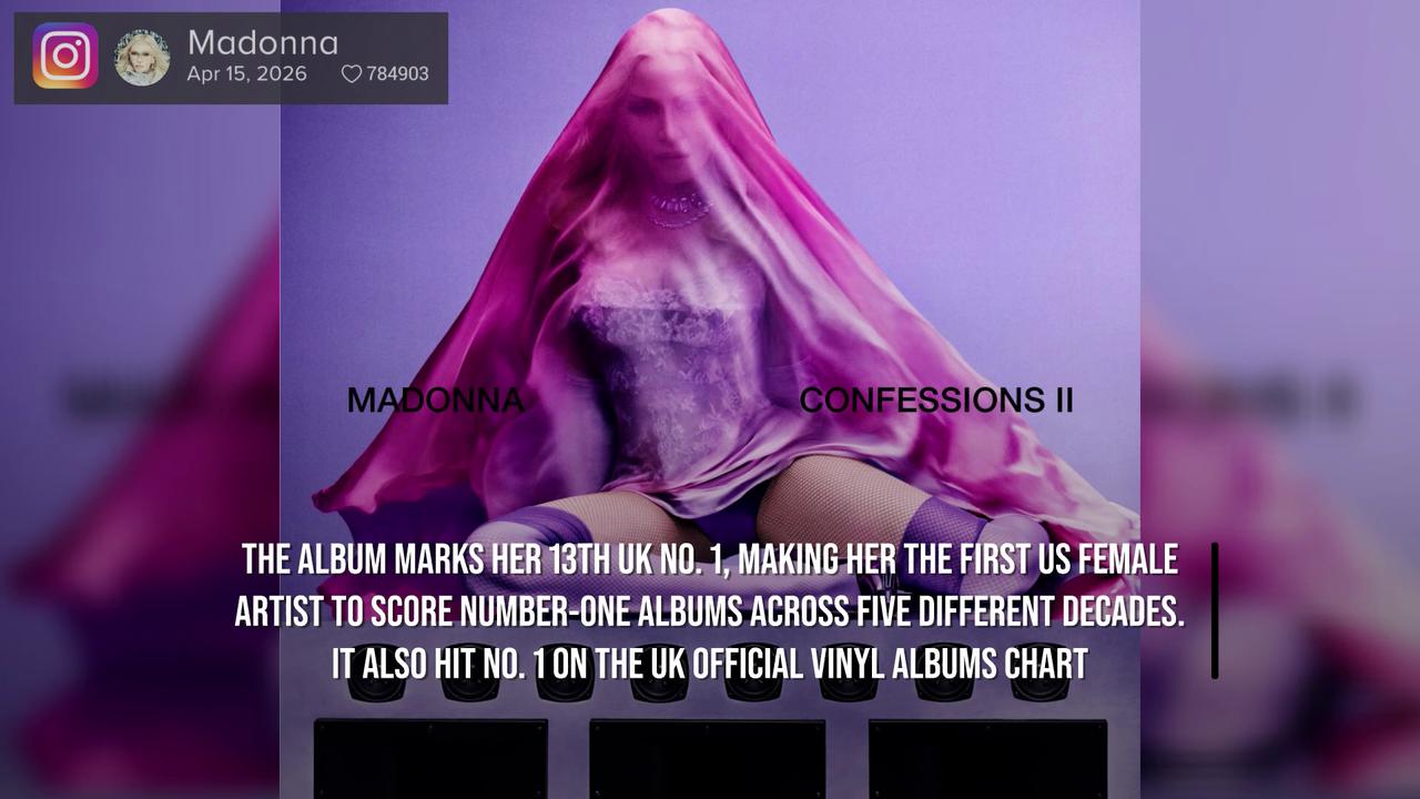 Video thumbnail for NEWS OF THE WEEK: Madonna's Confessions II debuts at No. 1.