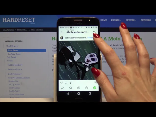 Video thumbnail for How to Download Image from Instagram in Motorola Moto G5S Plus - Save Picture from Instagram