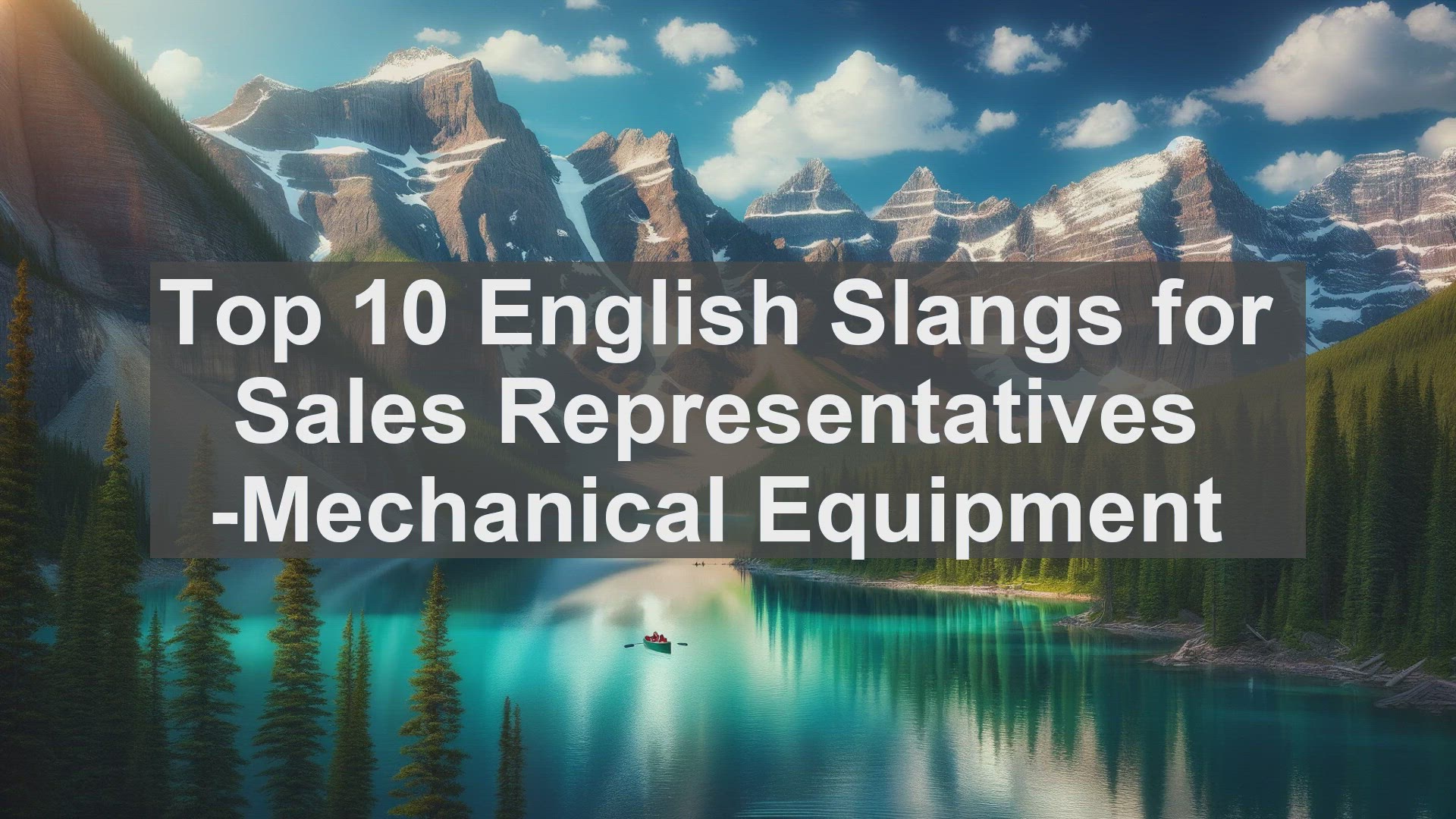 'Video thumbnail for Top 10 English Slangs for Sales Representatives Mechanical Equipment'