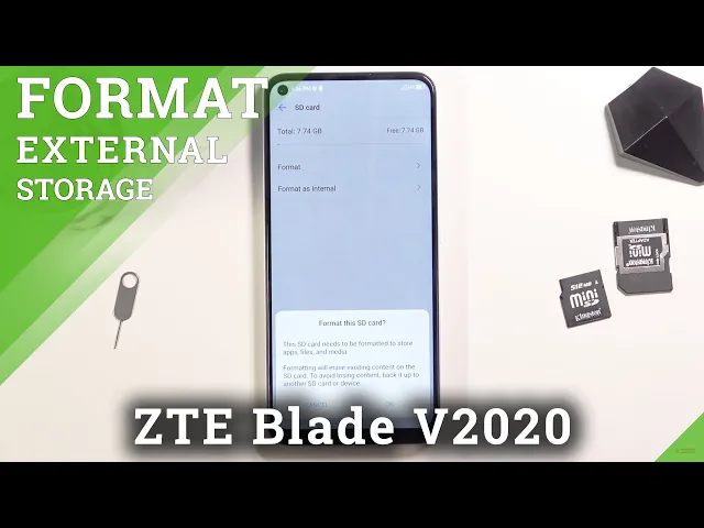 Video thumbnail for How to Format SD Card in ZTE Blade V2020 – Erase External Storage