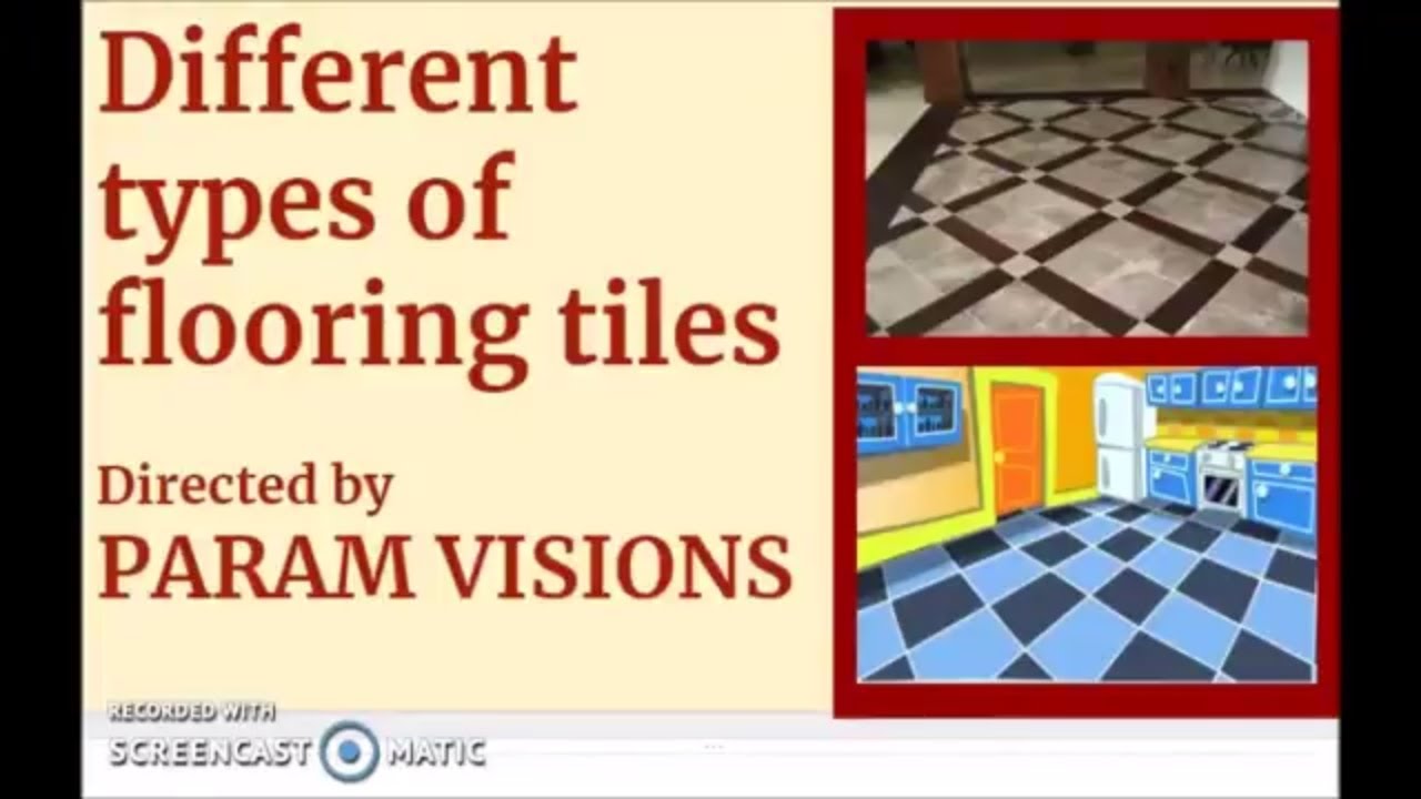 'Video thumbnail for Different types of flooring tiles./ Types of flooring tiles in building construction'