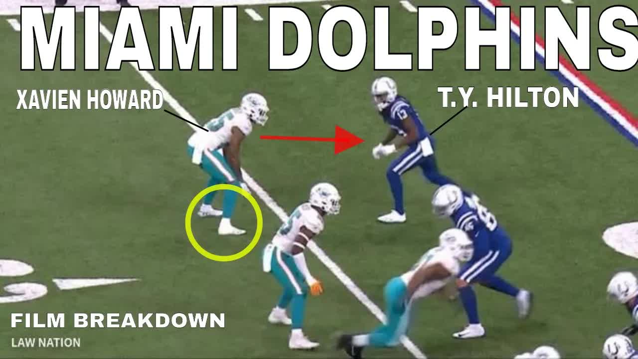 Video thumbnail for law nation sports: xavien howard film breakdown vs wrs - nfl defensive play