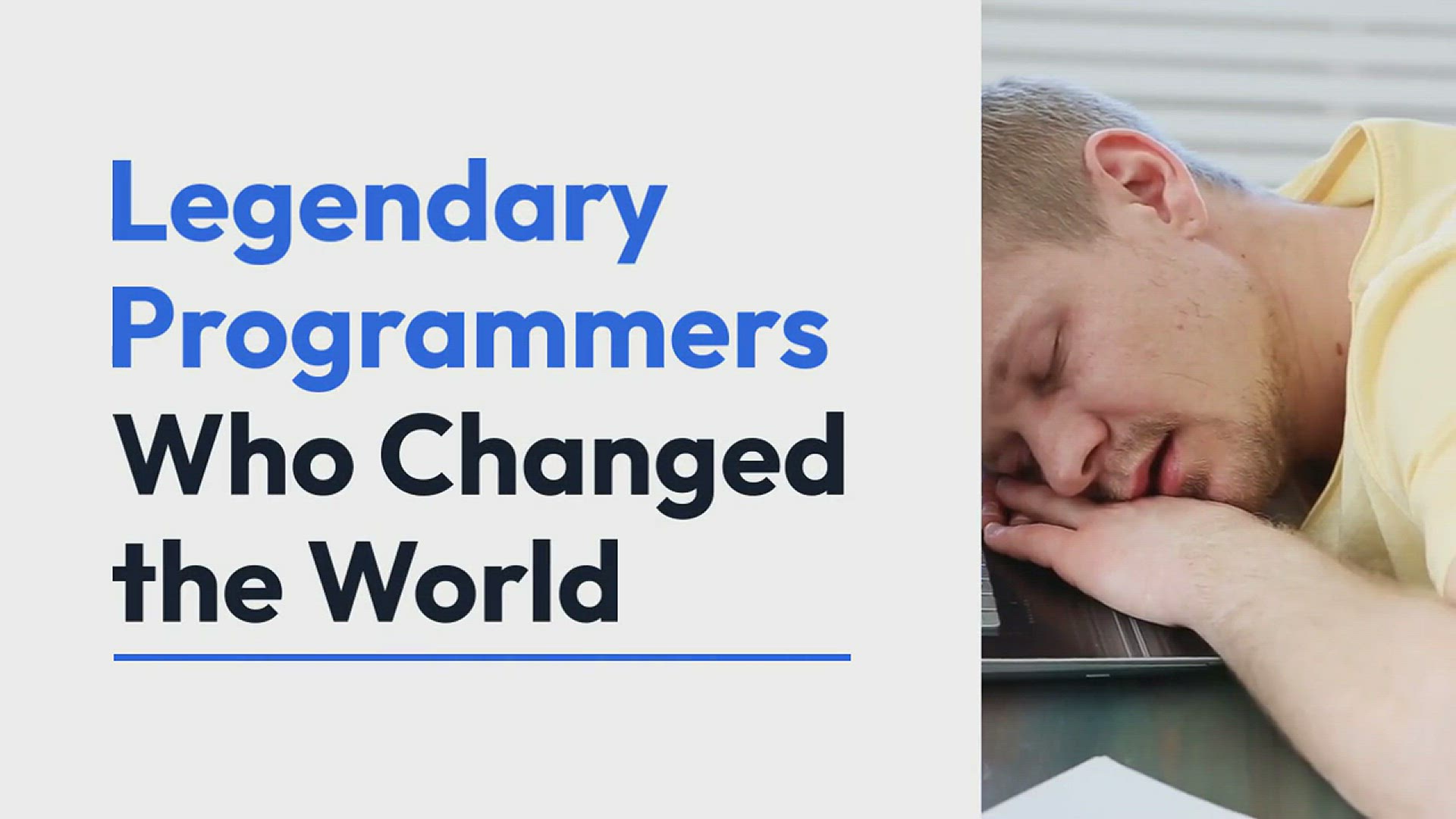 'Video thumbnail for Top Programmers in the World of All Time'