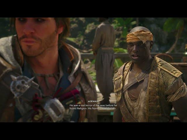 Video thumbnail for Assassin's Creed Black Flag Resynced - This Old Cove: Carry Supplies with Adewale | Talk Cutscene