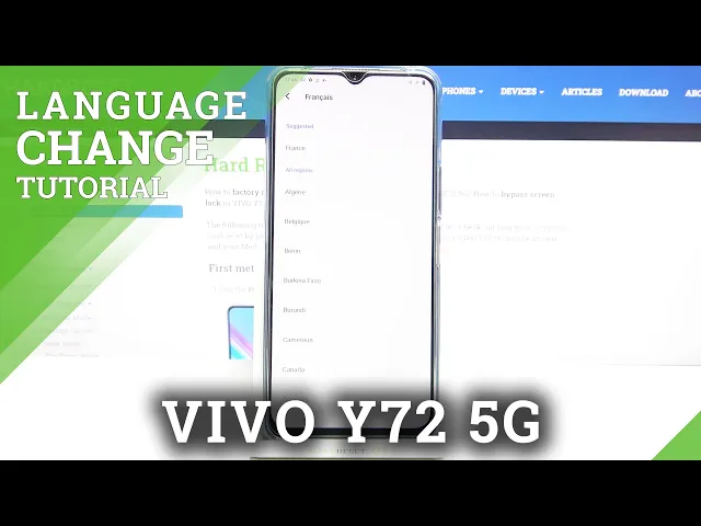 Video thumbnail for How to Change Language on VIVO Y72 5G
