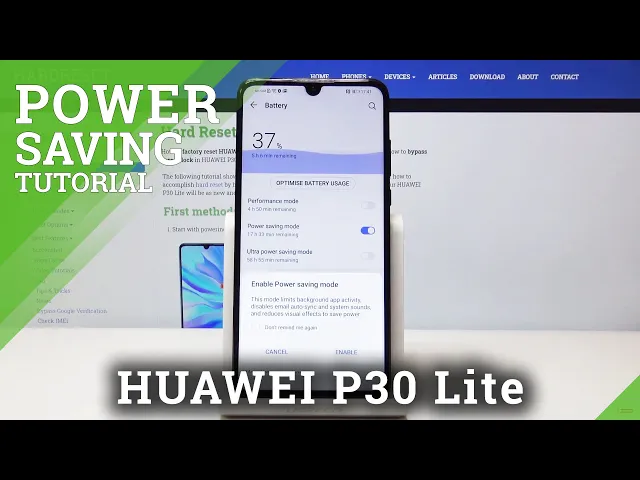 Video thumbnail for How to Enter Power Saver in HUAWEI P30 Lite – Activate Power Saving Mode