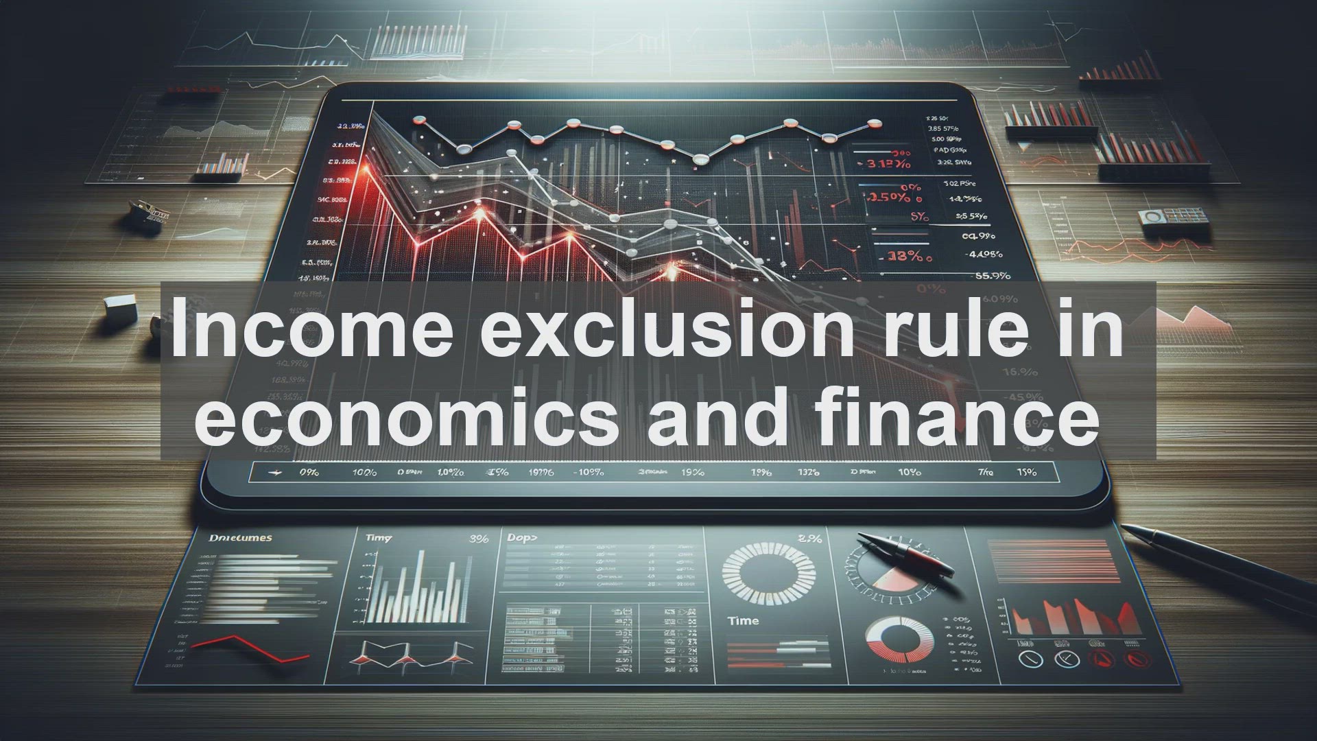 'Video thumbnail for Income exclusion rule in economics and finance'
