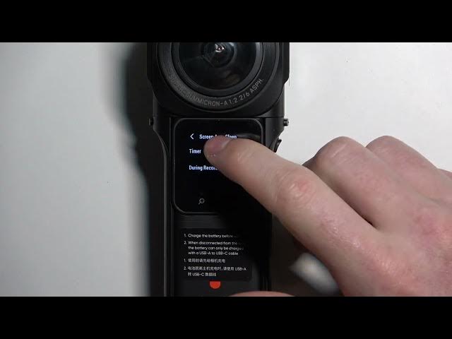 Video thumbnail for How to Change Screen Auto Sleep Time in Insta360 One RS 1 Inch Edition - Screen Timeout