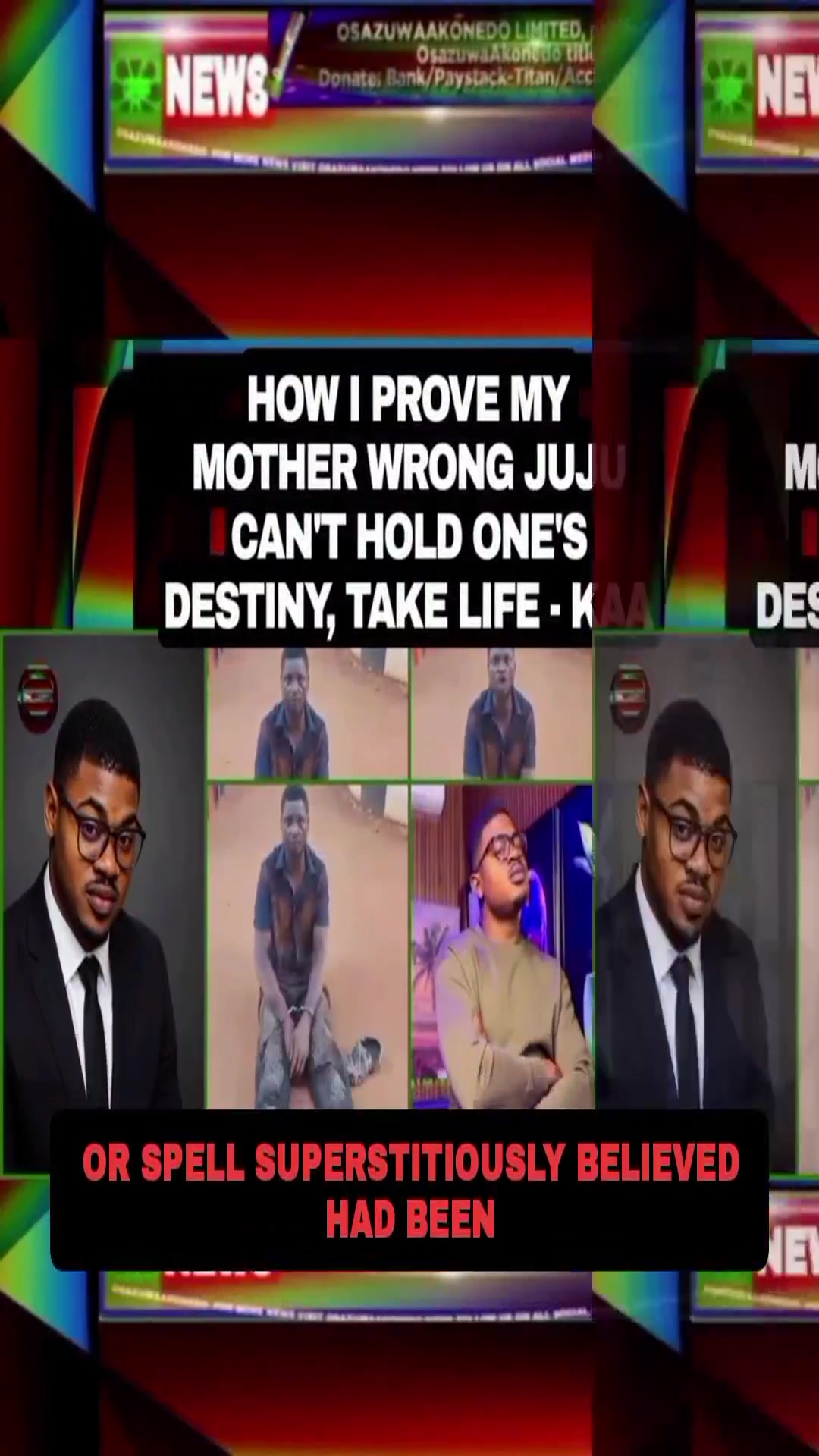Video thumbnail for How I Prove My Mother Wrong Juju Can’t Hold One’s Destiny, Take Life – KAA