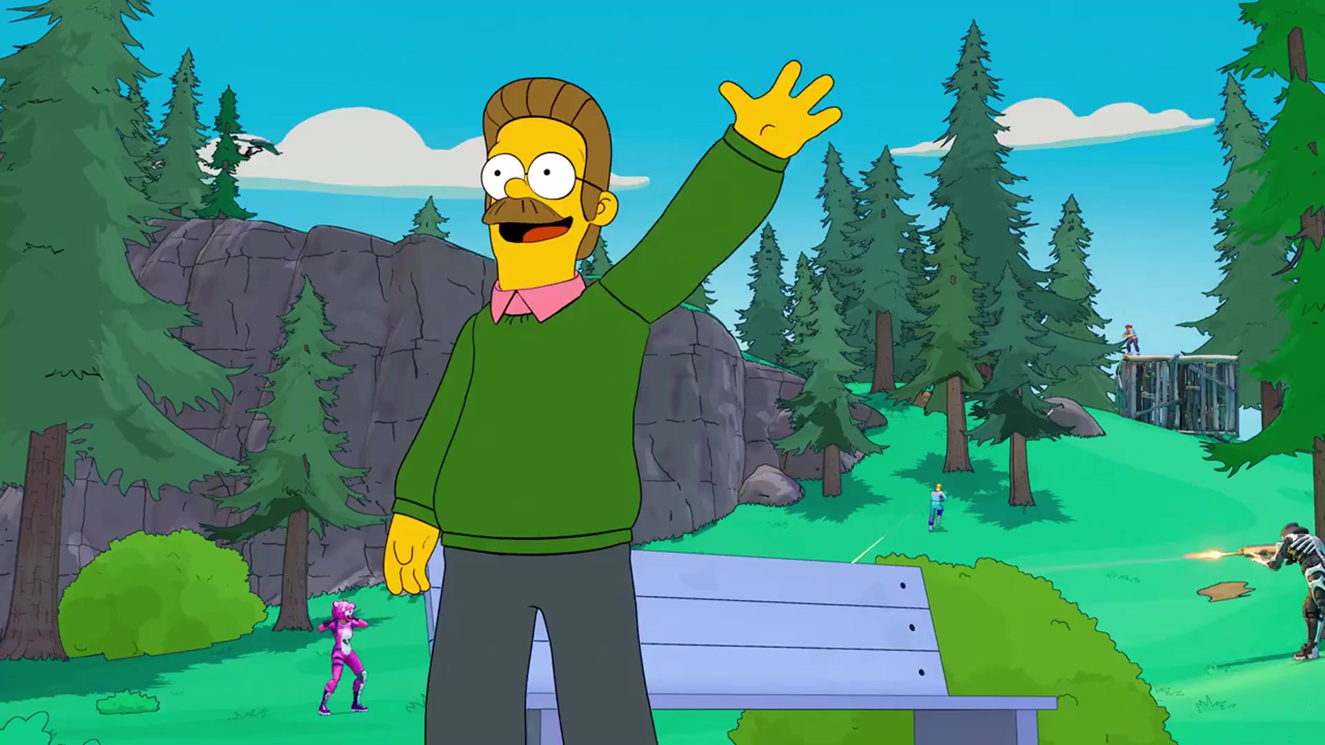 'Video thumbnail for Fortnite x The Simpsons - Official Welcome to Springfield Trailer'