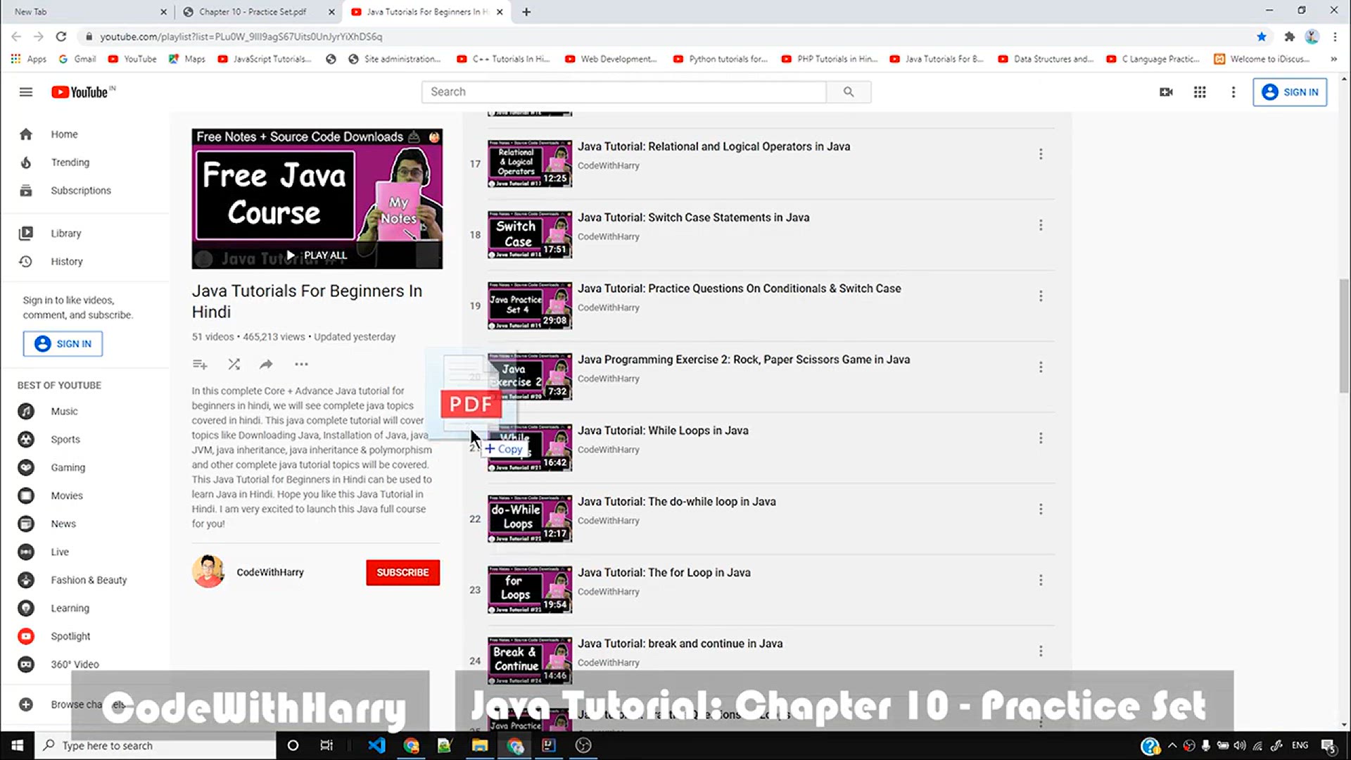'Video thumbnail for Java Tutorial_ Exercise & Practice Questions on Inheritance'