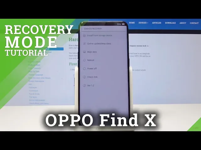 Video thumbnail for How to Hard Reset in Recovery Mode on OPPO Find X - Data Removal by Recovery Mode