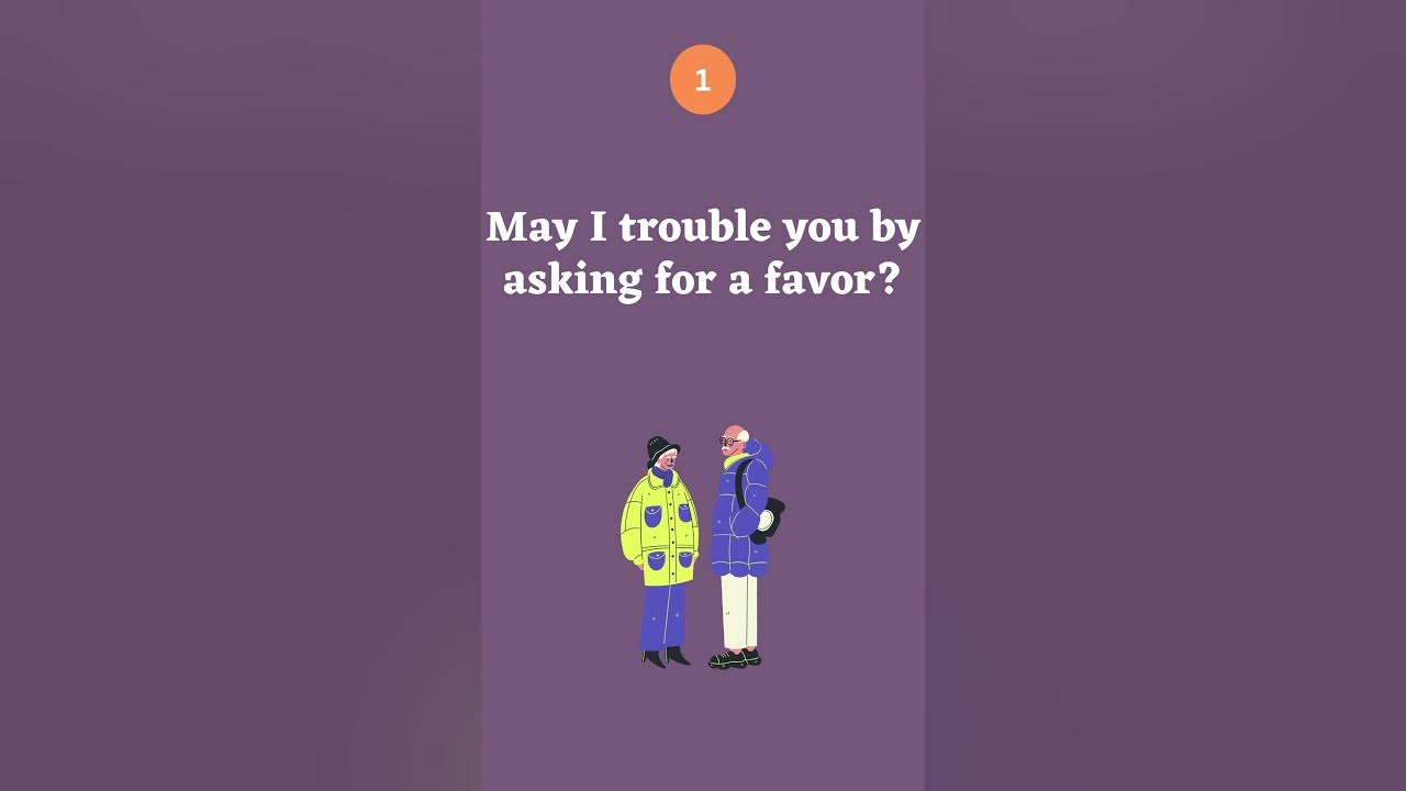 'Video thumbnail for Asking for a Favor with “May I…”'